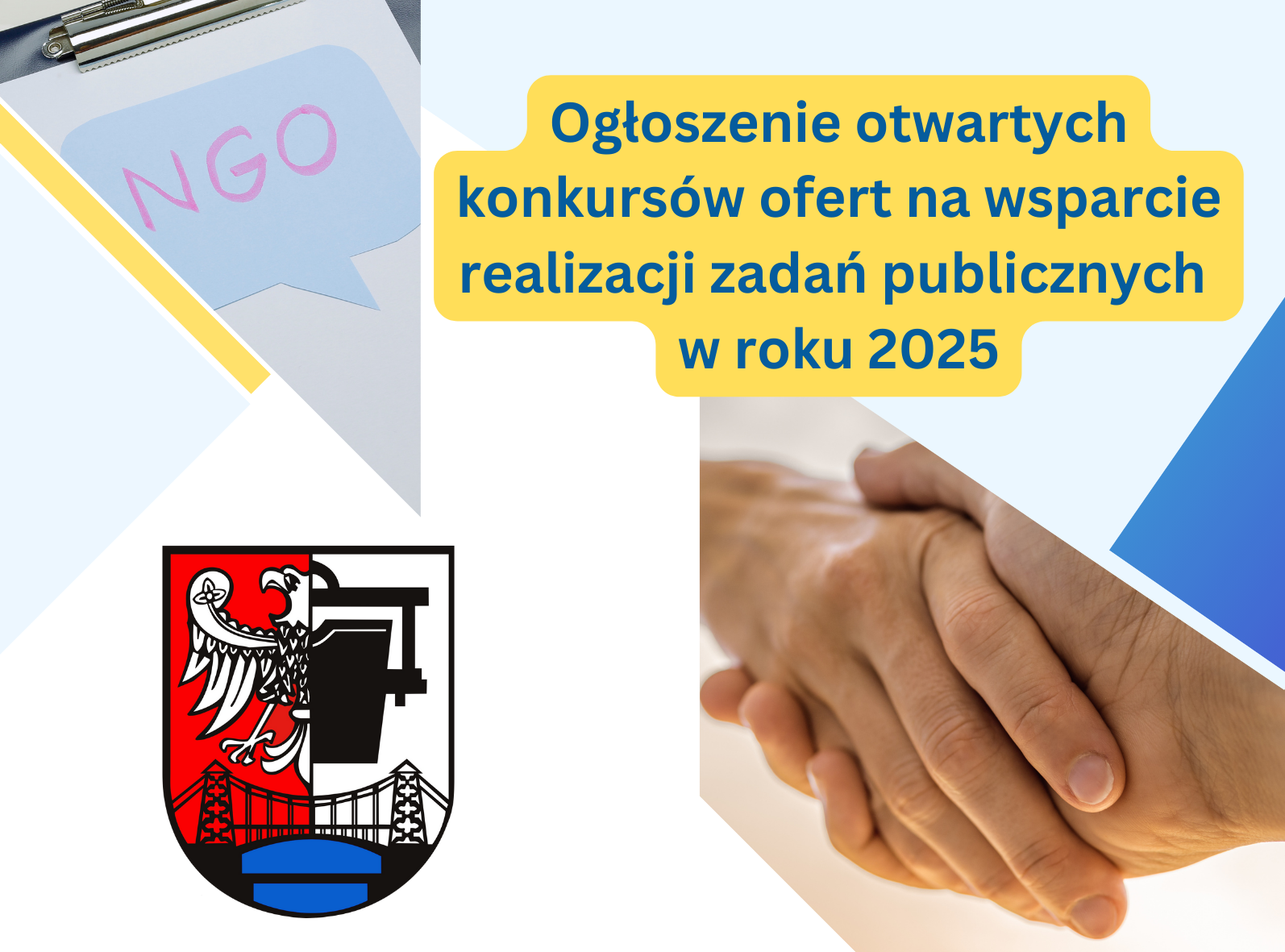 Ogłoszenie otwartych konkursów ofert na wsparcie realizacji zadań publicznych w roku 2025