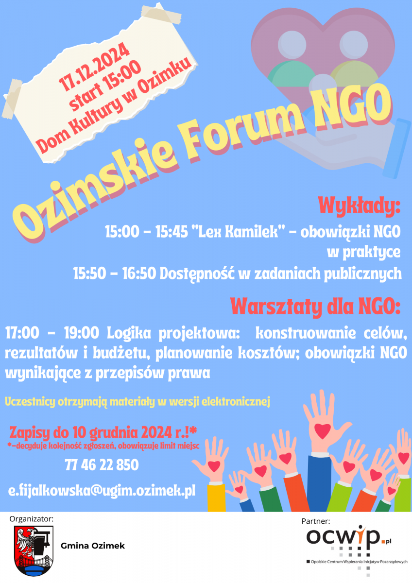 Ozimskie Forum NGO 2024 