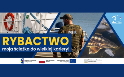 „Rybactwo – moja ścieżka do wielkiej kariery” – publikacja dotycząca zawodów związanych z rybactwem w kontekście wsparcia finansowego z programu Fundusze Europejskie dla Rybactwa (FER)