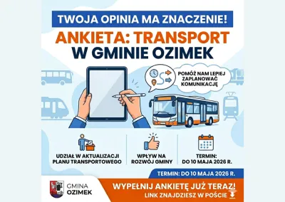 Aktualizacja Planu Transportowego Gminy Ozimek - ankieta!
