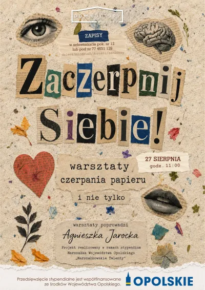 Zaczerpnij Siebie! – warsztaty czerpania papieru i nie tylko
