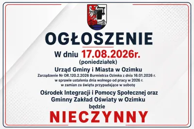 Ogłoszenie plakat