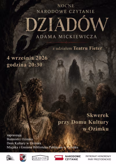 Nocne Narodowe Czytanie "Dziadów"