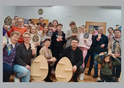 Warsztaty kroszonkarskie w Szczedrzyku