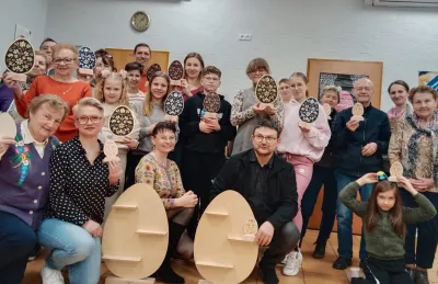 Warsztaty kroszonkarskie w Szczedrzyku