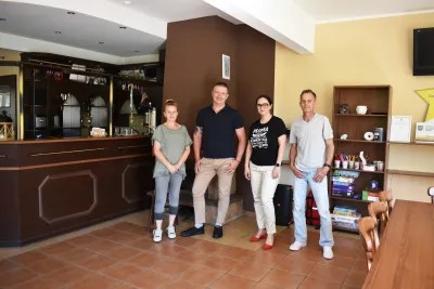 Budynek Kuźni w Grodźcu po remoncie