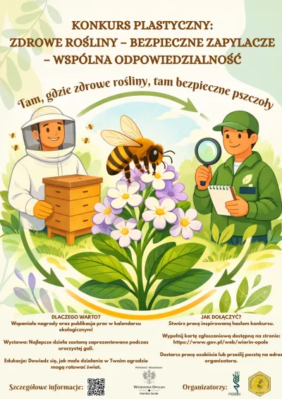 Plakat informacyjny o konkursie