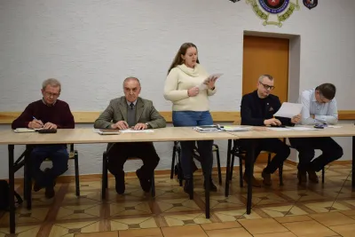 Zebranie wiejskie w Szczedrzyku 1