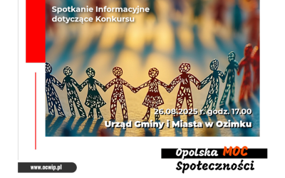 Spotkanie informacyjne dotyczące konkursu Opolska Moc Społeczności