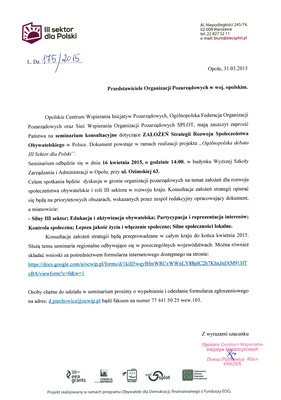 zaproszenie NGO