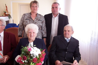 Spyra Ludwig i Jadwiga z synem Adrianem i Synow%%C4%%85 Krystyn%%C4%%85