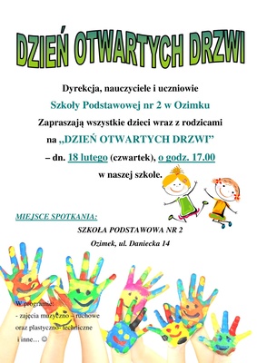 DZIEŃ OTWARTYCH DRZWI W SP2