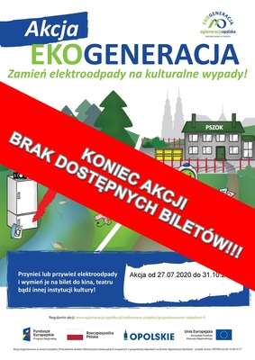 KONIEC AKCJI - Zamień Elektroodpady na Kulturalne Wypady!