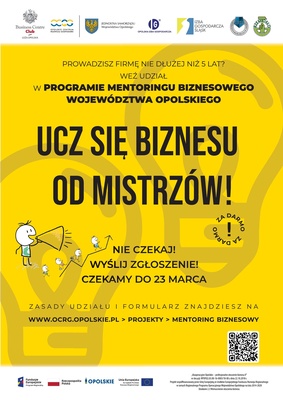 Kolejna edycja  Programu Mentoringu Biznesowego Województwa Opolskiego realizowanego przez Opolskie Centrum Rozwoju Gospodarki.