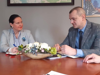 Rozmawiali o obwodnicy Grodźca