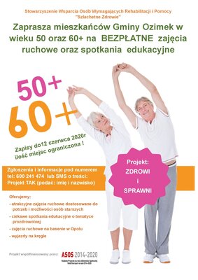  Projekt Zdrowi i Sprawni: Trwa nabór uczestników!