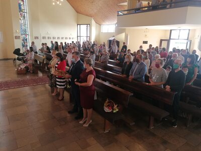 Dożynki wiejskie w Schodni