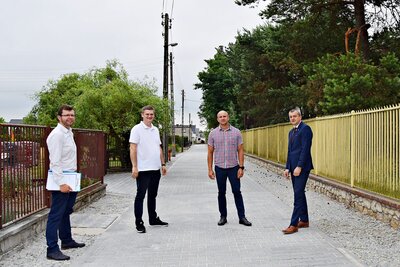 Odbiór ul. Wczasowej w Szczedrzyku