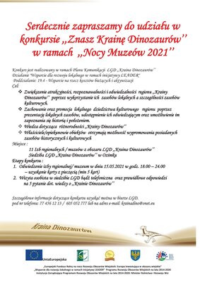 Konkurs ZNASZ KRAINĘ DINOZAURÓW