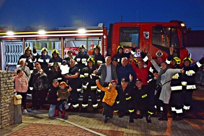 Przyjazd nowego wozu ratowniczo-gaśniczego OSP Szczedrzyk 