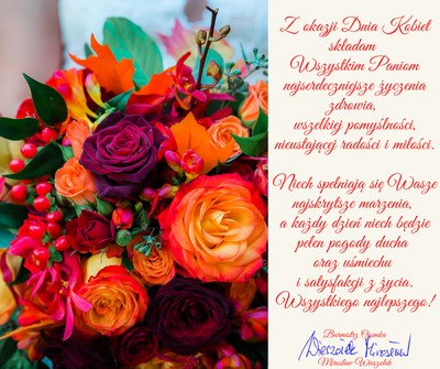 Życzenia z okazji Dnia Kobiet