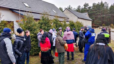 Wodzenie niedźwiedzia w Pustkowie