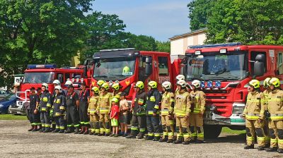 Na zdjęciu zawody strażackie.