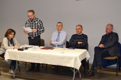 Zebranie wiejskie w Pustkowie