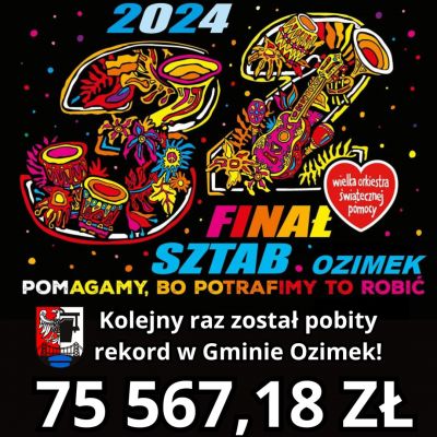 Kolejny rekord podczas WOŚP w Ozimku!