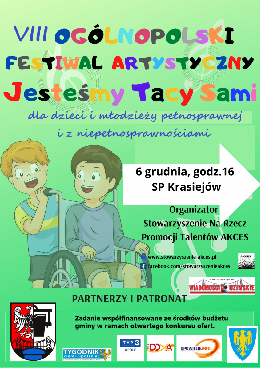 VIII Ogólnopolski Festiwal Artystyczny – Jesteśmy Tacy Sami 