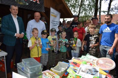 Dziecięce wędkowanie w Biestrzynniku