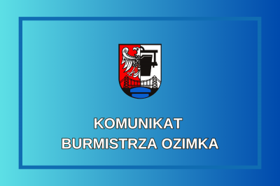 Ogłoszenie w sprawie uruchomienia syren alarmowych