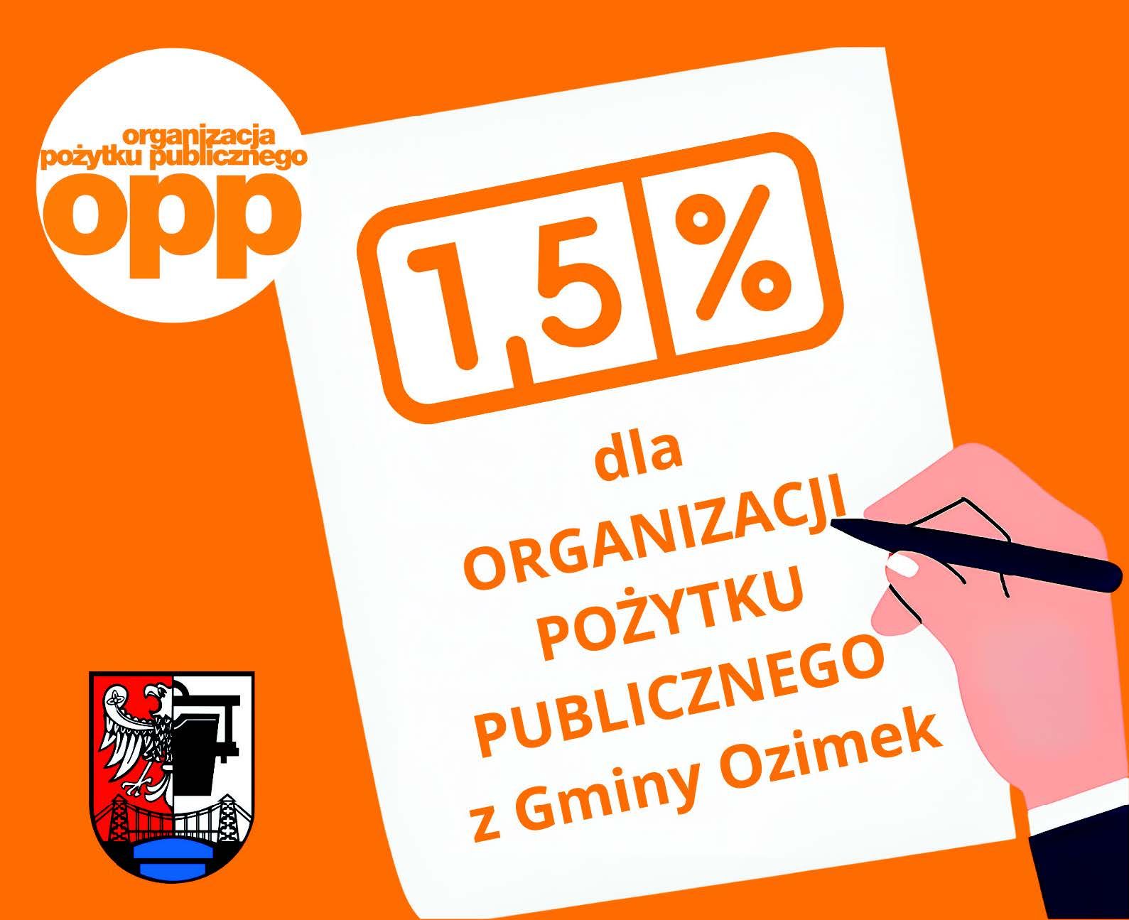 Przekaż 1,5% podatku dla OPP z Gminy Ozimek