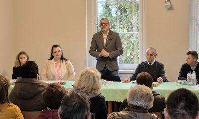 Zebranie wiejskie w Chobiu