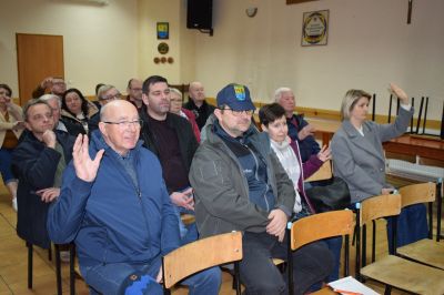 Zebranie wiejskie w Szczedrzyku