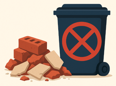 Gruz to nie odpady zmieszane!