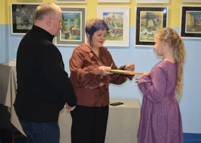 Wernisaż w Szkolnej Galerii Plastycznej w Szczedrzyku