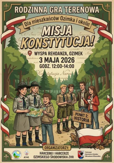 Misja Konstytucja - Rodzinna gra terenowa