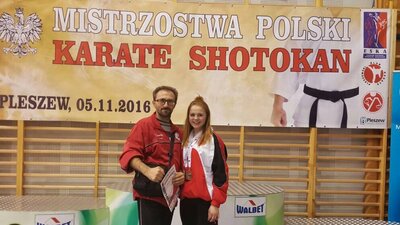 Natalia ze swoim największym fanem i menadżerem zarazem