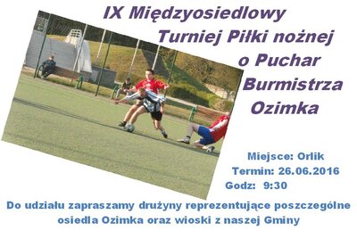 plakat IX Międzyosiedlowy