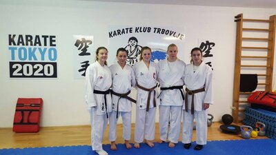 Dziewczyny na treningu w Słoweni