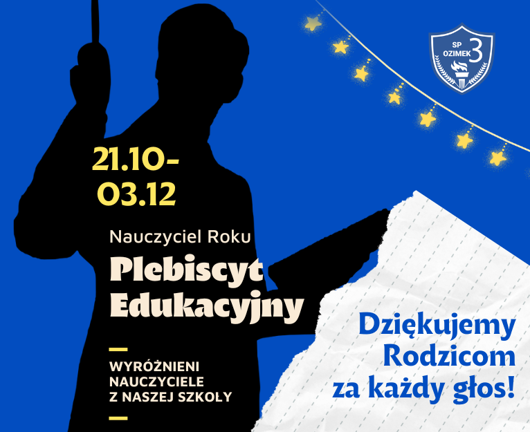 Podsumowanie Plebiscytu Edukacyjnego 2025 - nauczyciele z Trójki w czołówce!