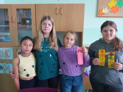 „Dzień Kropki” w Szkole Podstawowej i Oddziale Przedszkolnym w Antoniowie